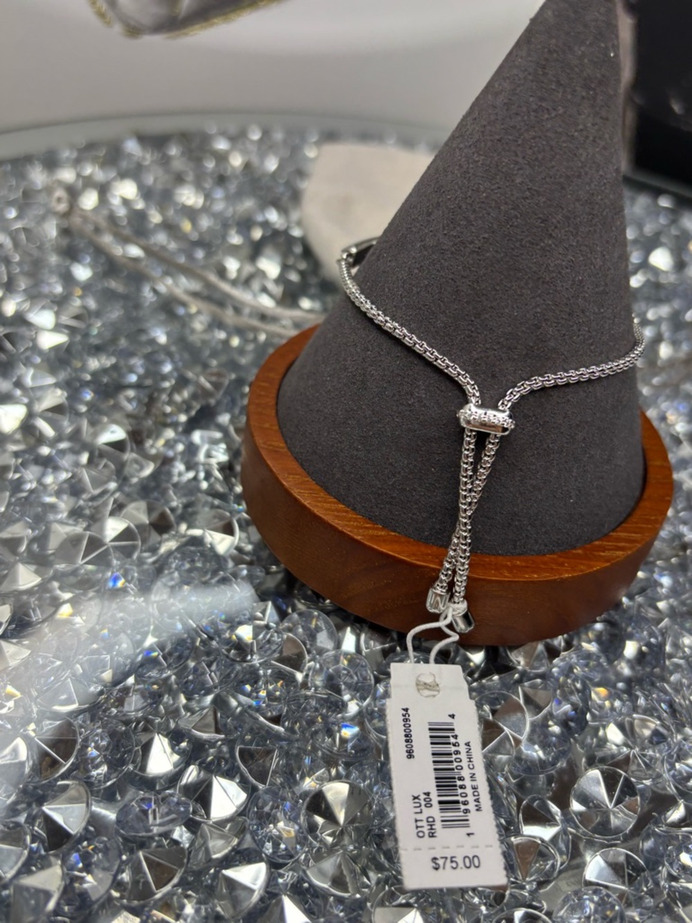 Kendra Scott Silver Textured Bangle Bracelet - Picture 6 of 9